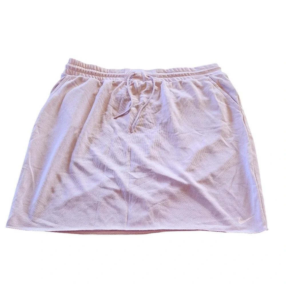 Nike Sportswear Essential French Terry Skirt Light Violet Pastel Plus‎ Size NEW